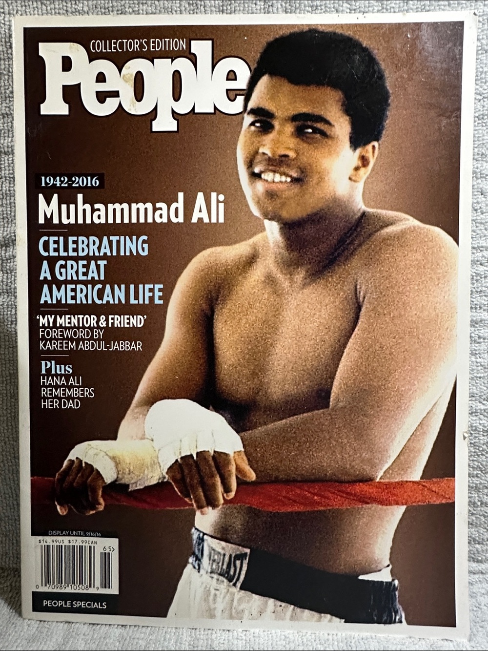 PEOPLE Magazine Muhammad Ali Special Tribute Edition 1942-2016